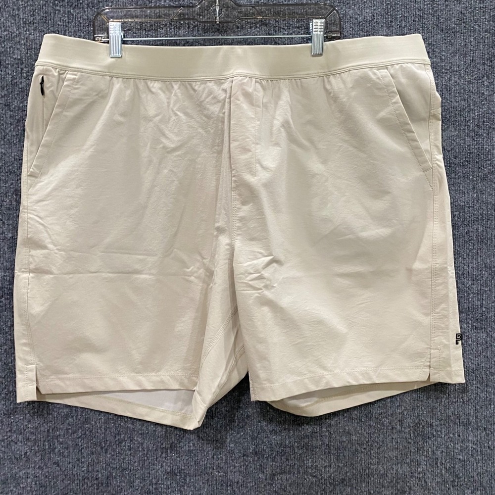 Public Rec Flex Short Mens 44 Beige Sand Athletic Running Swimming Shorts NWT